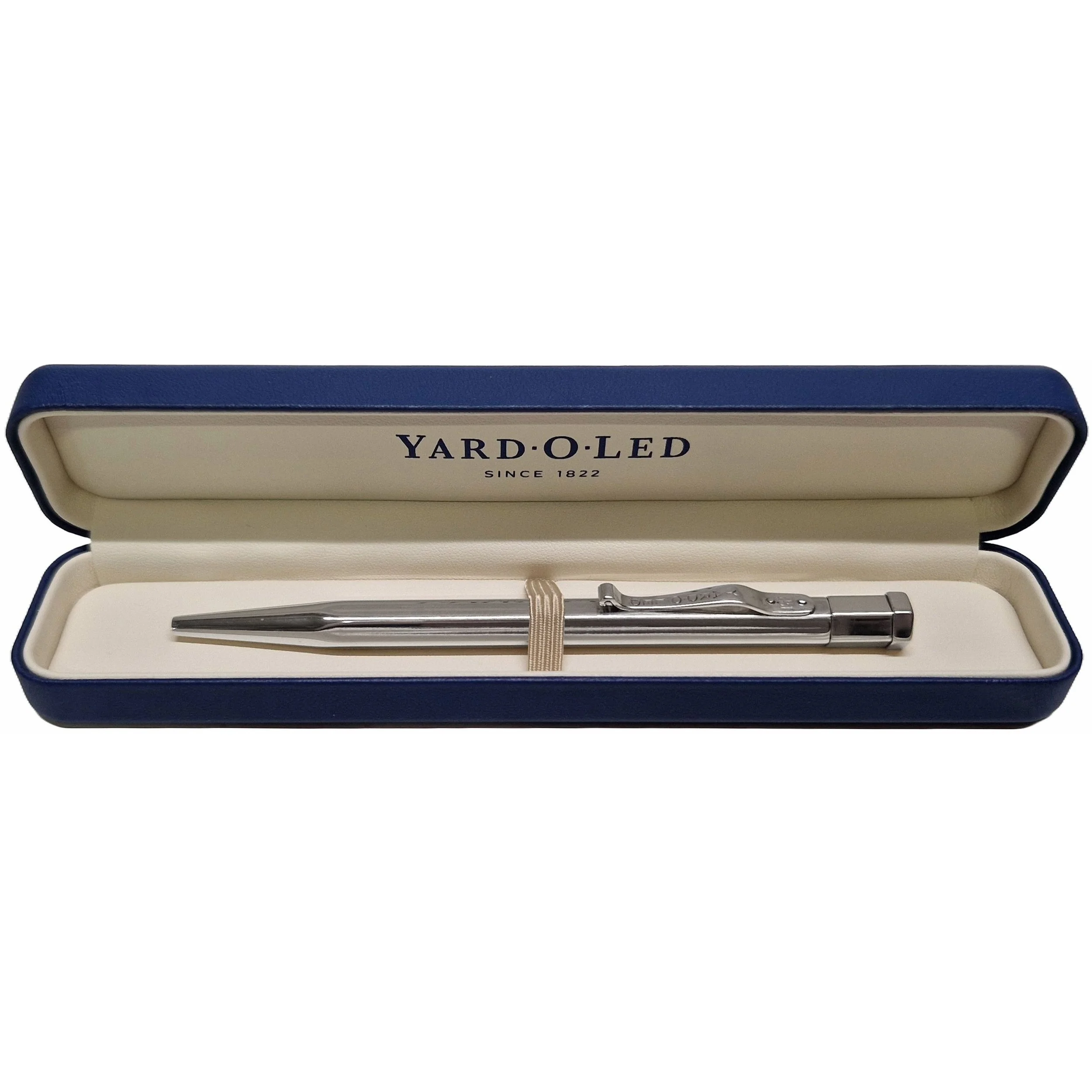 Yard o Led Diplomat Pencil in Sterling Silver Plain Finish